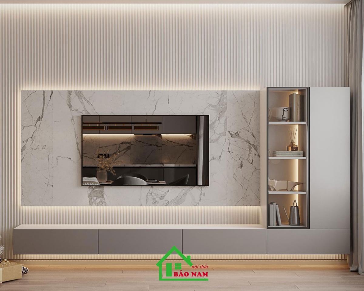 Kệ Tivi Phòng Khách Đẹp Hiện Đại PK24