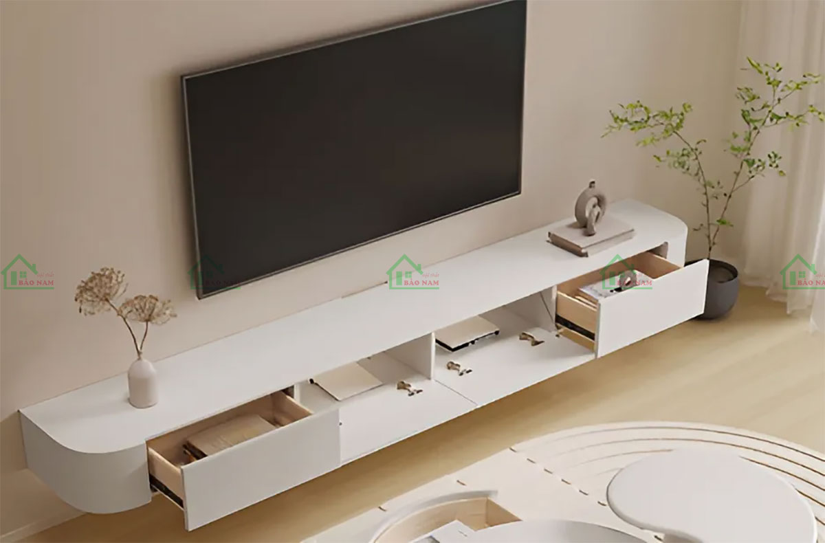 Gồm nhiều ngăn kéo rộng rãi, tối ưu hóa không gian lưu trữ, giúp gọn gàng và ngăn nắp.