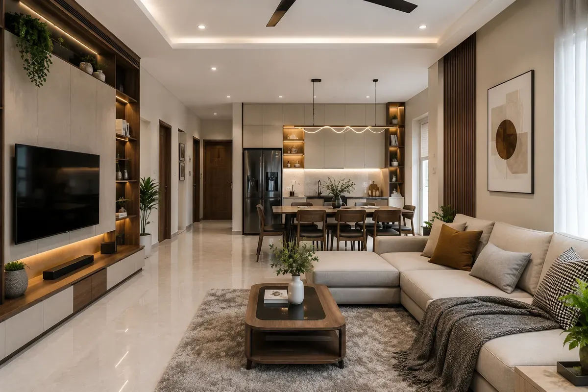 Lựa chọn vật liệu, bố trí công năng và dự trù ngân sách là những yếu tố quan trọng khi thiết kế nội thất.