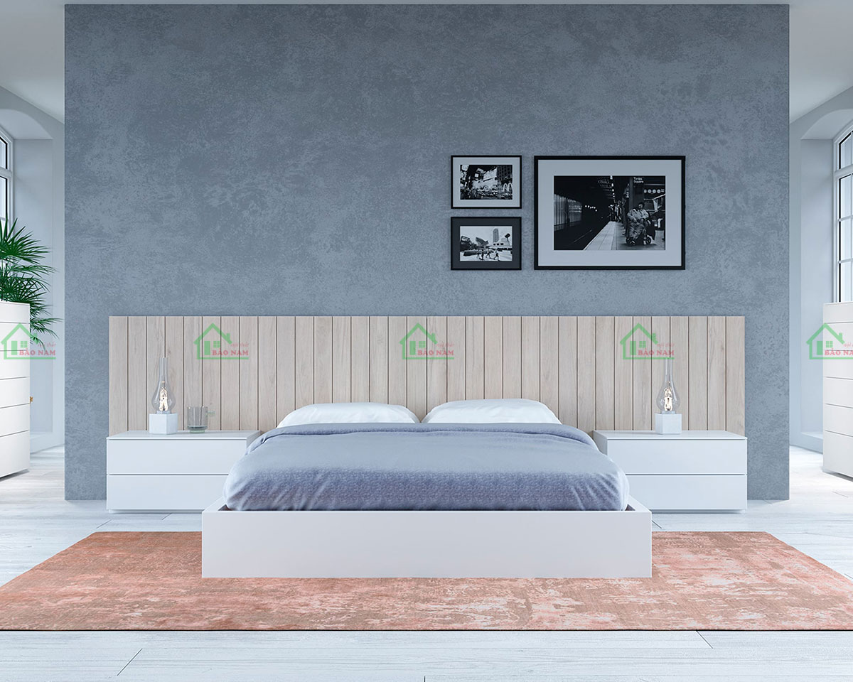 Mẫu Giường Ngủ Gỗ Công Nghiệp An Cường Giá Rẻ GN32