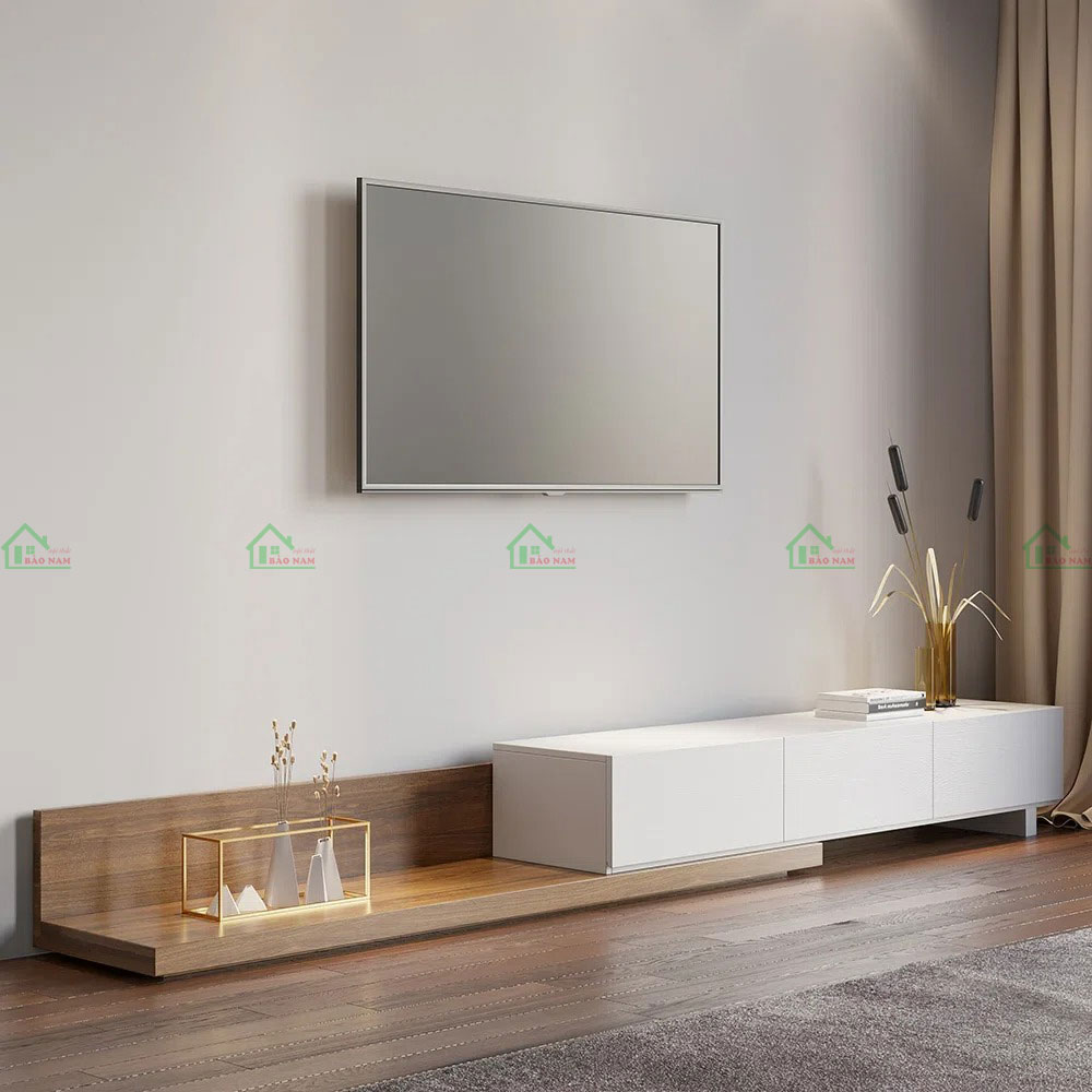 Thiết kế hiện đại, tối giản phù hợp với nhiều phong cách nội thất, tạo nên không gian phòng khách sang trọng.