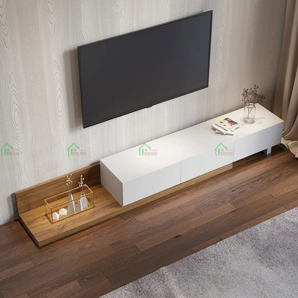 Kết cấu thông minh, tiện dụng với nhiều ngăn kéo, ô để đồ, giúp tối ưu hóa không gian lưu trữ.