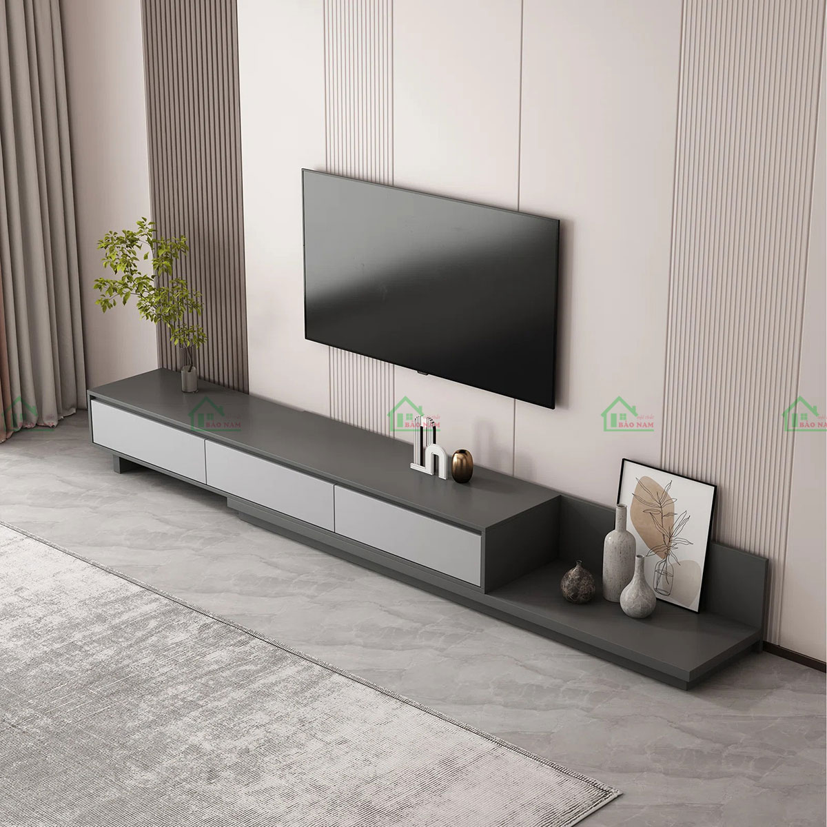 Nhiều ngăn kéo rộng rãi cung cấp không gian lưu trữ đa dụng, giúp tổ chức nhà cửa gọn gàng.