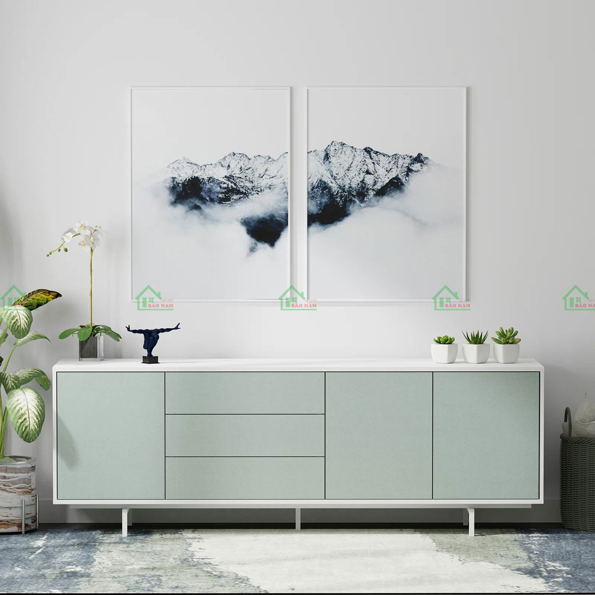Mẫu Kệ Tivi Phòng Khách Hiện Đại Đơn Giản PK34