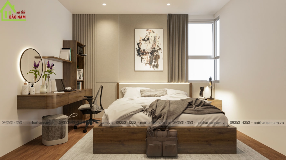 Mẫu Nội Thất Phòng Ngủ Hiện Đại Đẹp PN49