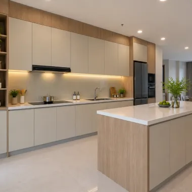 TỦ BẾP NHỰA CAO CẤP TBN-23​​​​​​​