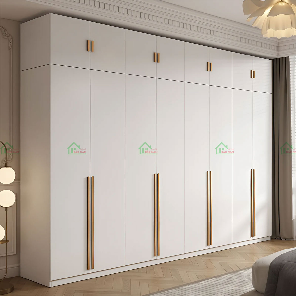 Mẫu Tủ Quần Áo Gỗ Công Nghiệp An Cường Đẹp Hiện Đại TA38