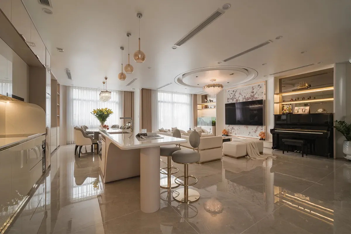 thi công nội thất biệt thự cao cấp sang trọng