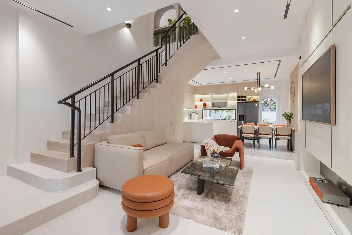 nội thất căn hộ cơ bản MDF melamine tiết kiệm chi phí