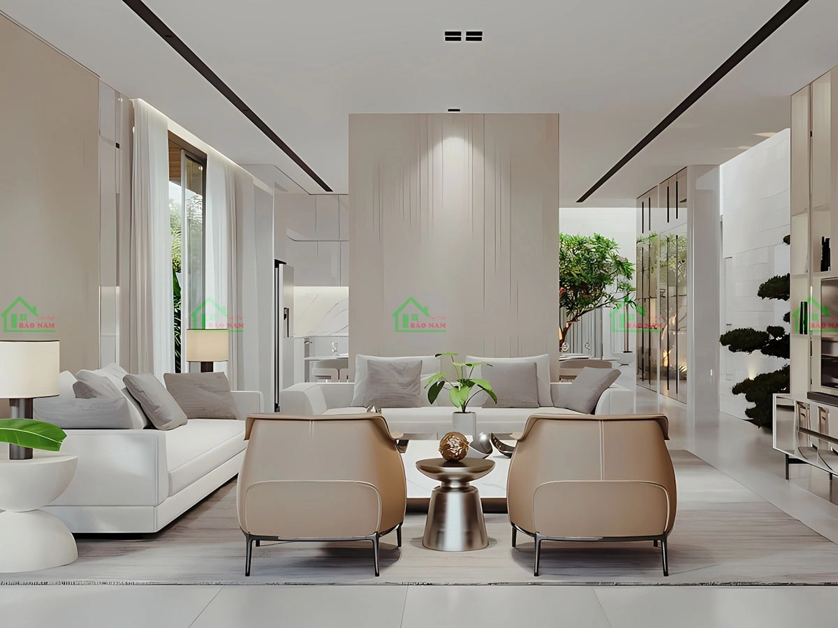 Thiết kế nội thất Biệt Thự đẹp theo phong cách hiện đại