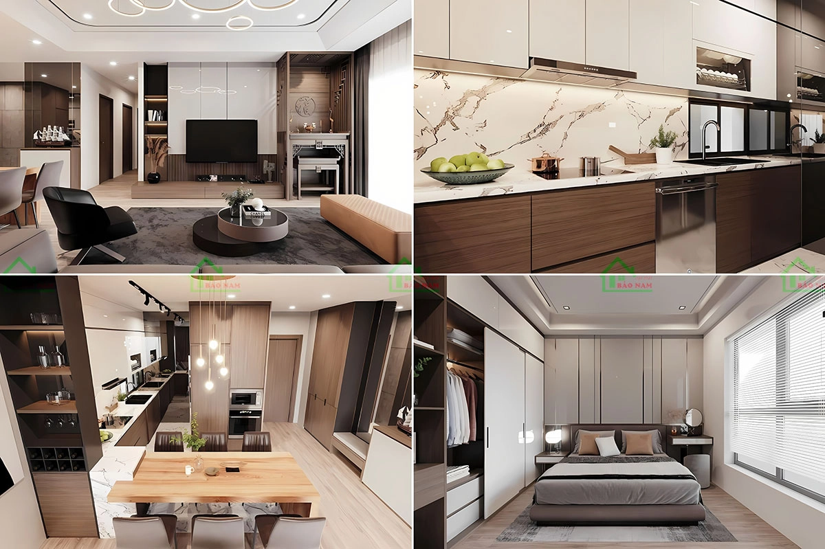 Thiết kế nội thất đẹp phong cách tối giản giúp không gian trở nên rộng rãi hơn