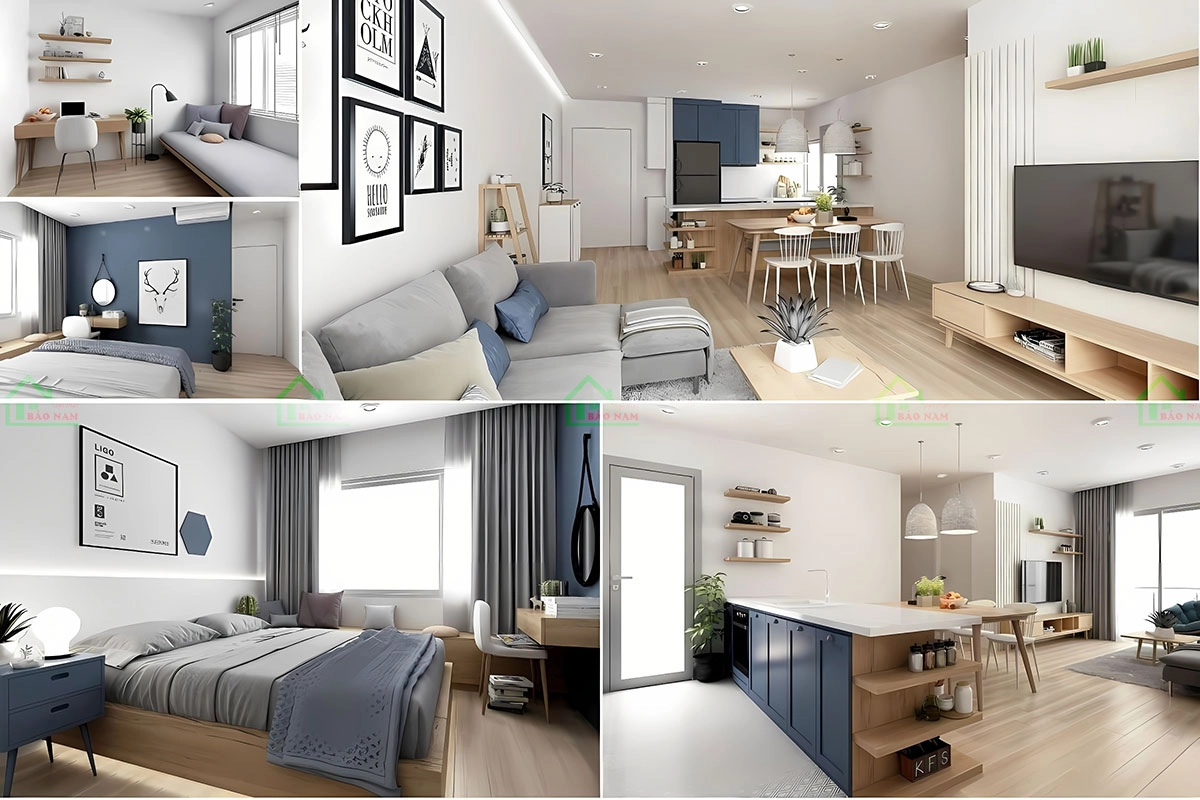 Thiết kế nội thất đẹp phong cách Scandinavian với gam màu sáng nhẹ nhàng và tinh tế