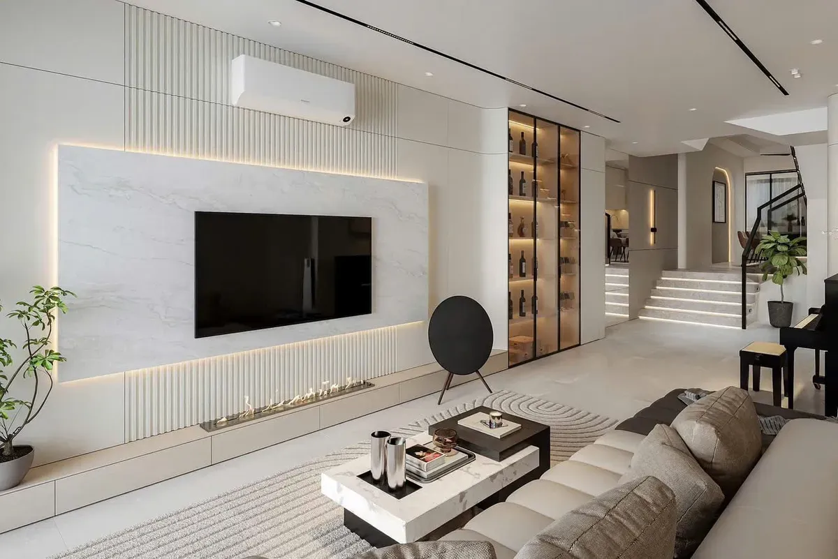 Nội thất gỗ công nghiệp hiện đại cho căn hộ chung cư