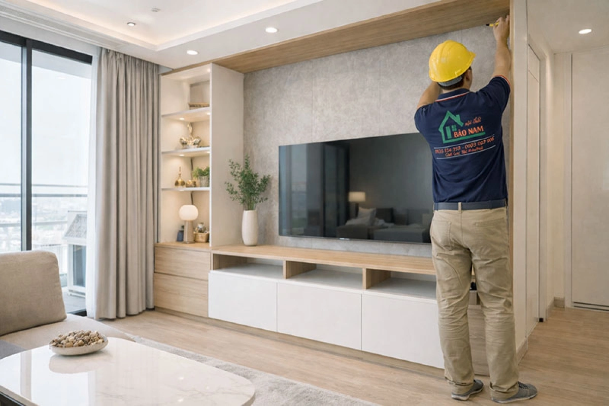 Thi công nội thất hoàn thiện đúng báo giá và thiết kế