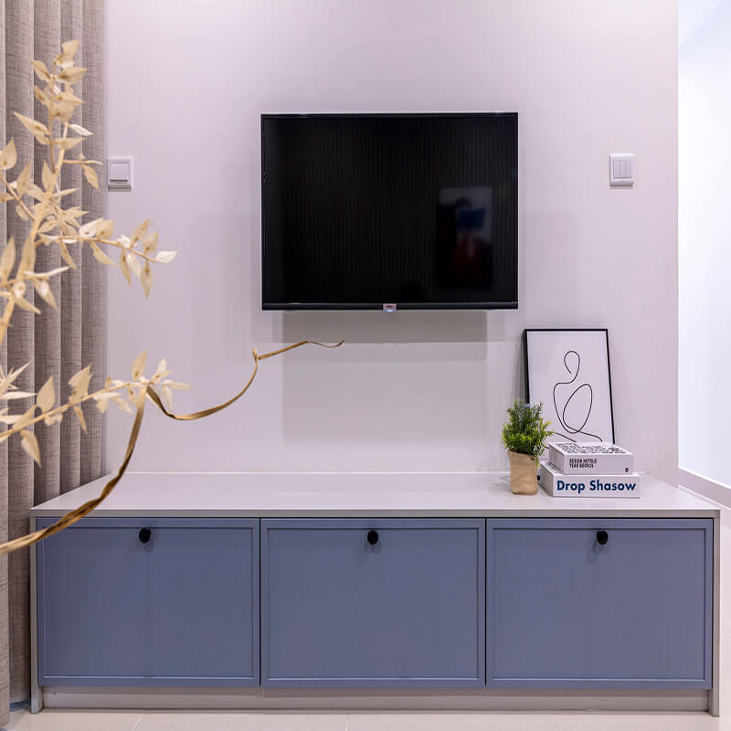 Thiết kế nội thất phòng khách hiện đại PK12