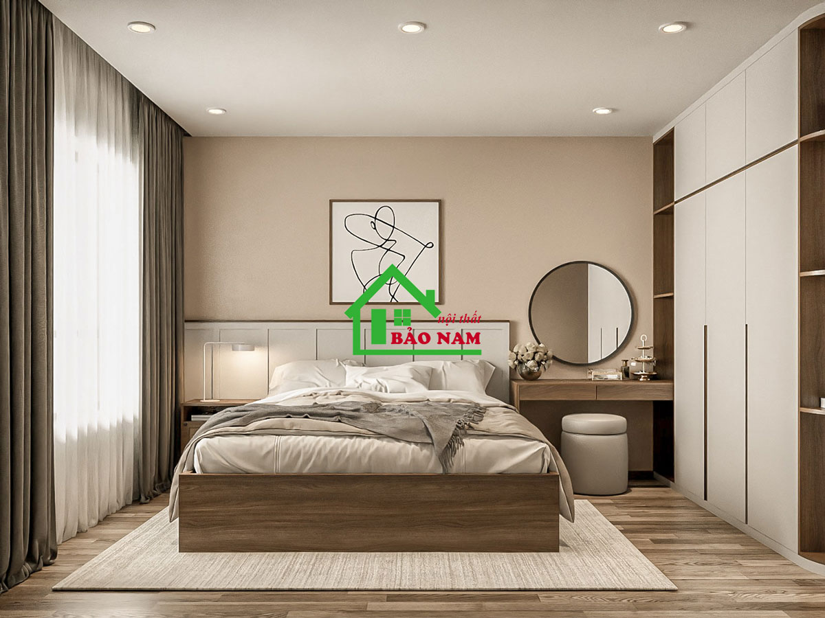 Thiết Kế Nội Thất Phòng Ngủ Đẹp Hiện Đại PN25