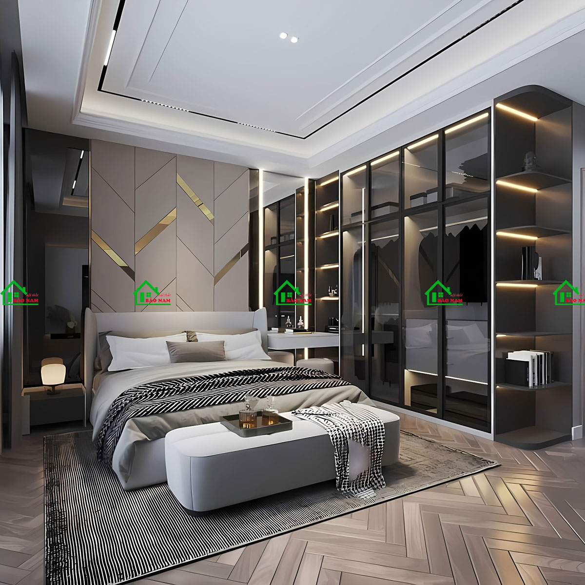 Nội Thất Phòng Ngủ Đẹp Hiện Đại PN43