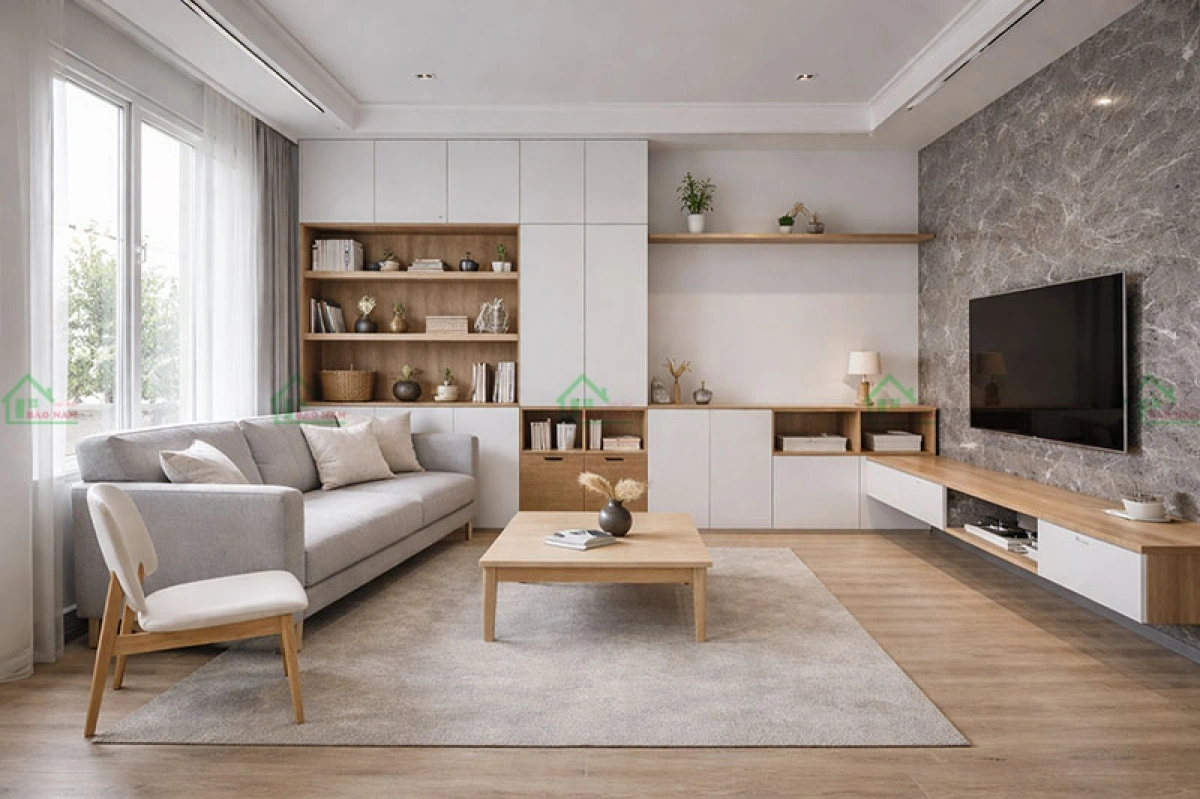 Nội thất tối giản đa năng tối ưu công năng sử dụng