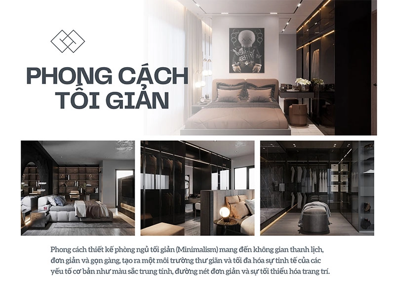Phong cách thiết kế phòng ngủ tối giản (Minimalism)