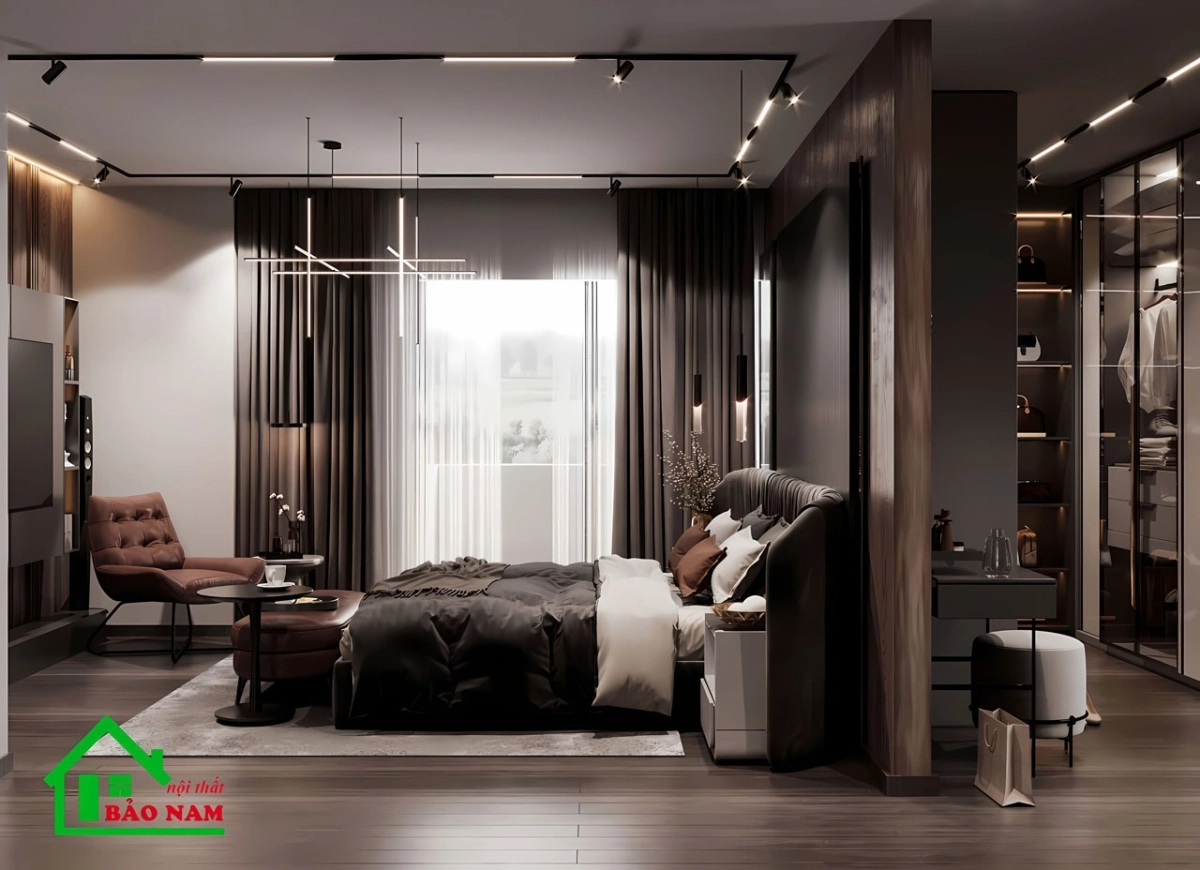 Nội thất phòng ngủ phong cách Luxury sang trọng & đẳng cấp