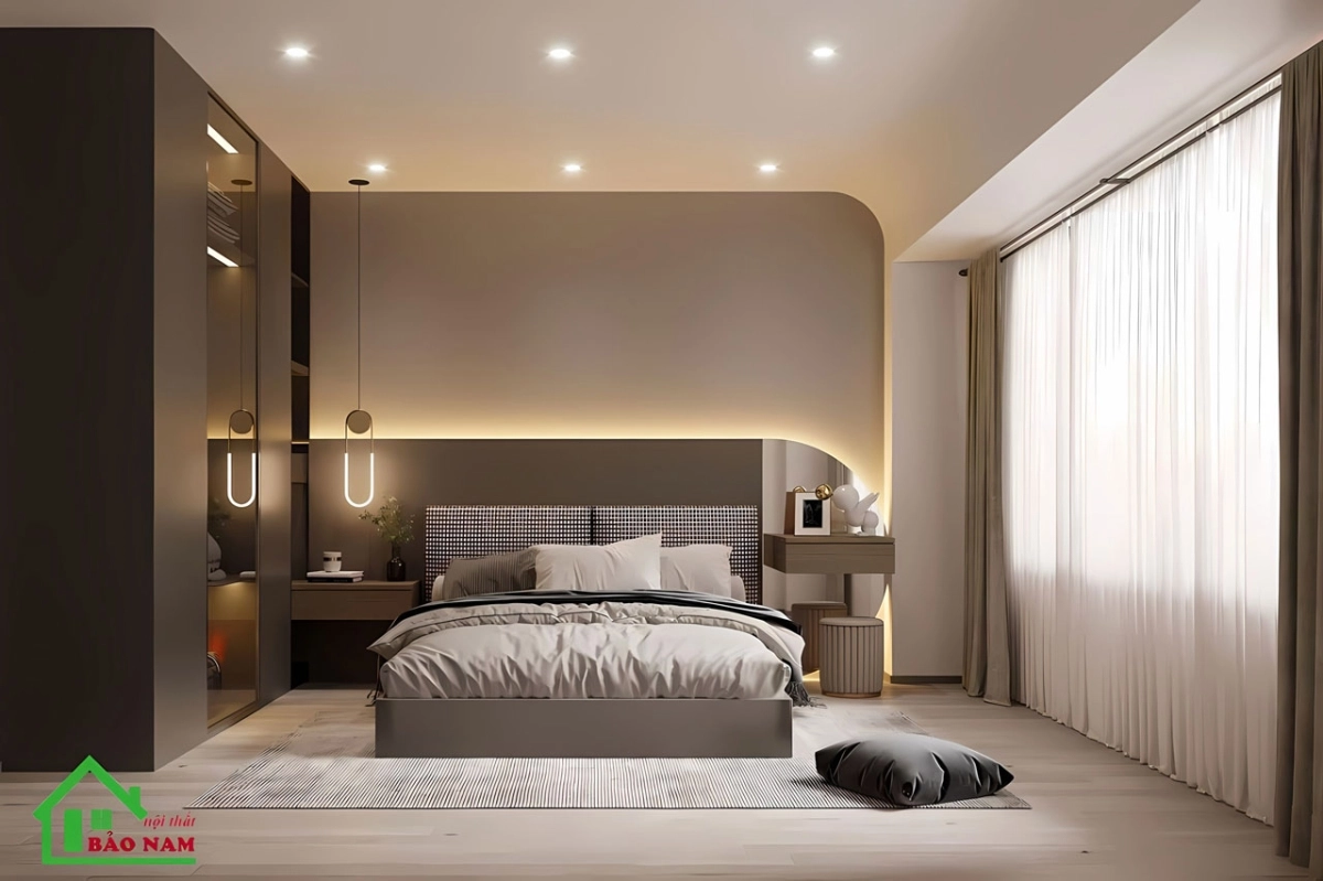 Bộ phòng ngủ với phong cách Luxury đẳng cấp