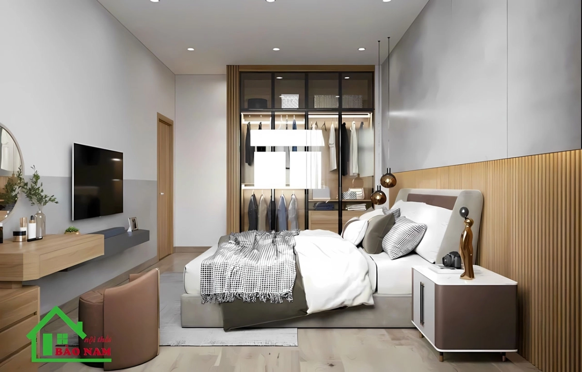 Mẫu phòng ngủ đa chức năng với diện tích 30m2
