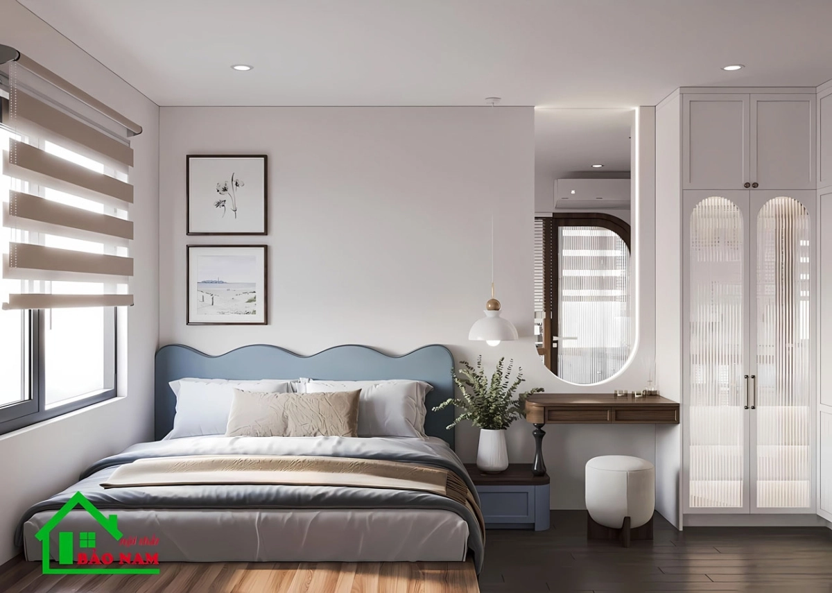 Thiết kế phòng ngủ tràn đầy năng lượng tích cực và màu sắc rực rỡ