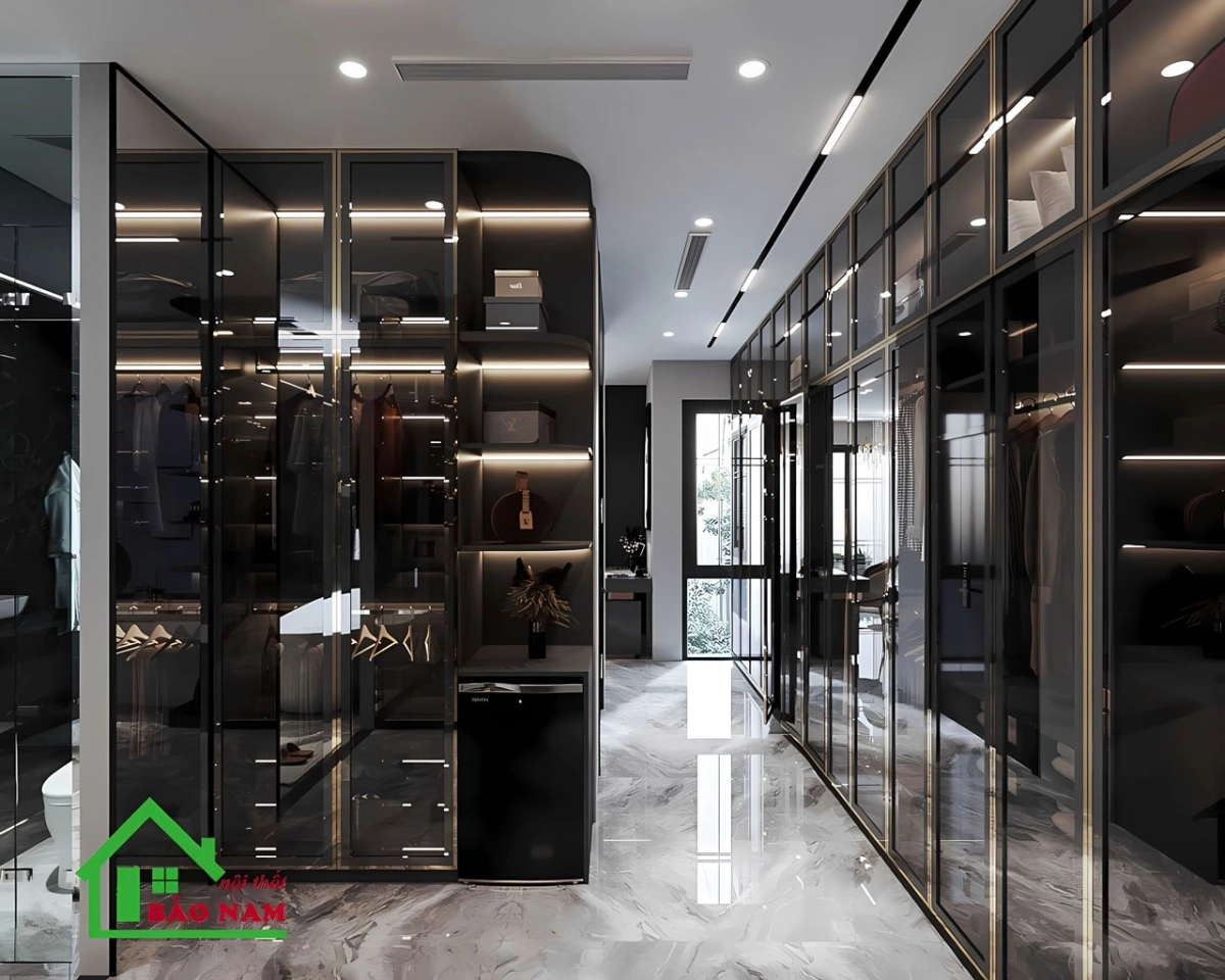 Khám phá không gian phòng tắm riêng và khu vực thay đồ đẳng cấp