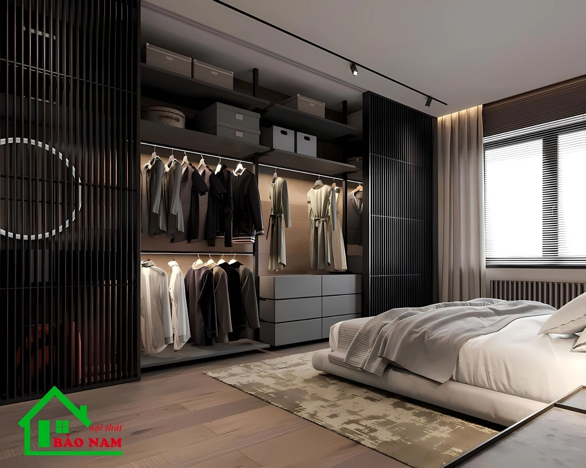 Thiết kế phòng ngủ với không gian mở và tầm nhìn đẹp