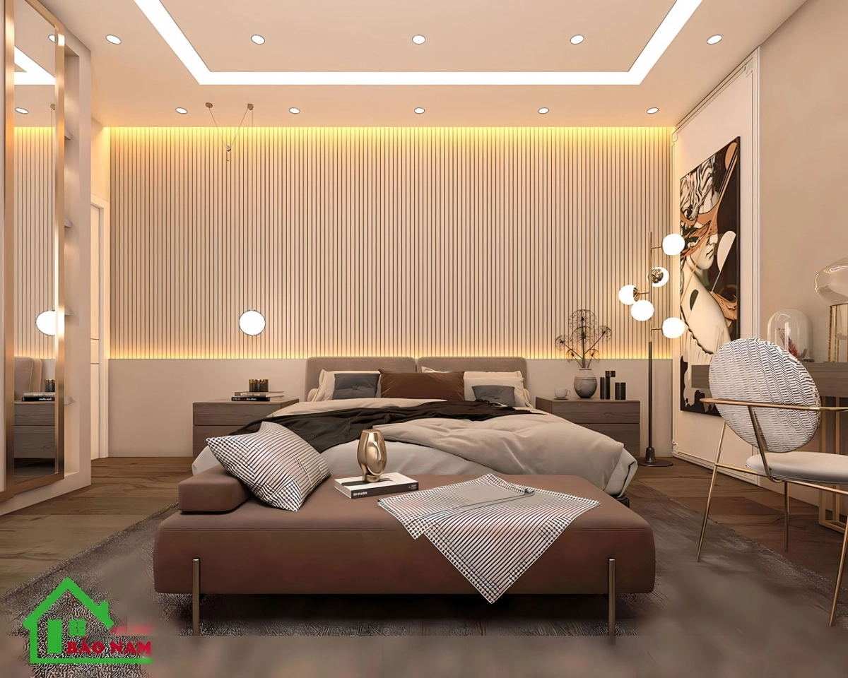 Thiết kế nội thất phòng ngủ đẹp hiện đại