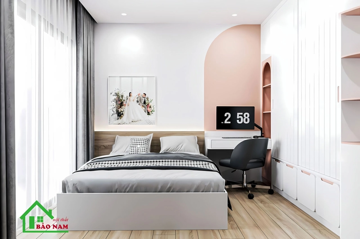 Sự ngọt ngào và tinh tế trong không gian riêng của bé gái