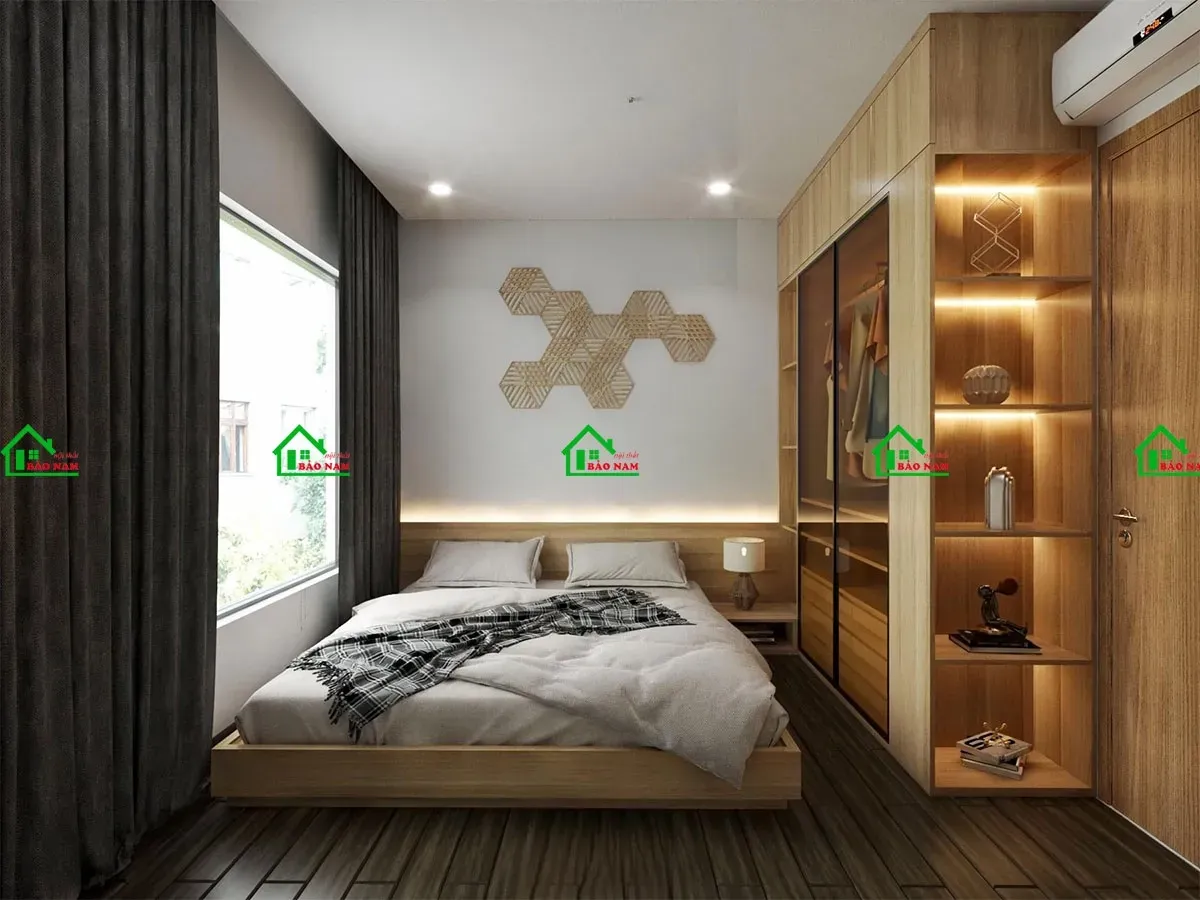 Nội thất đồng bộ tạo nên tổng thể hài hòa và hiện đại.