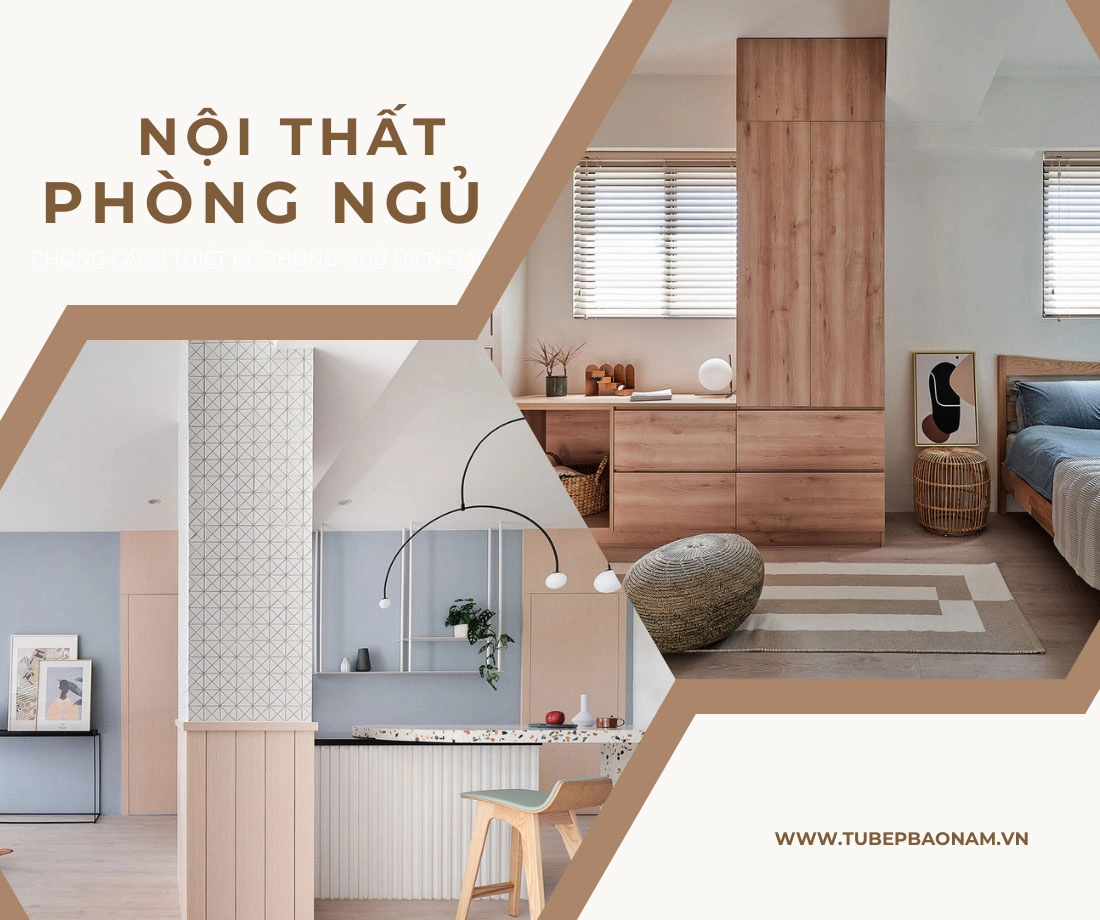 Phong cách thiết kế nội thất phòng ngủ hiện đại, đẹp