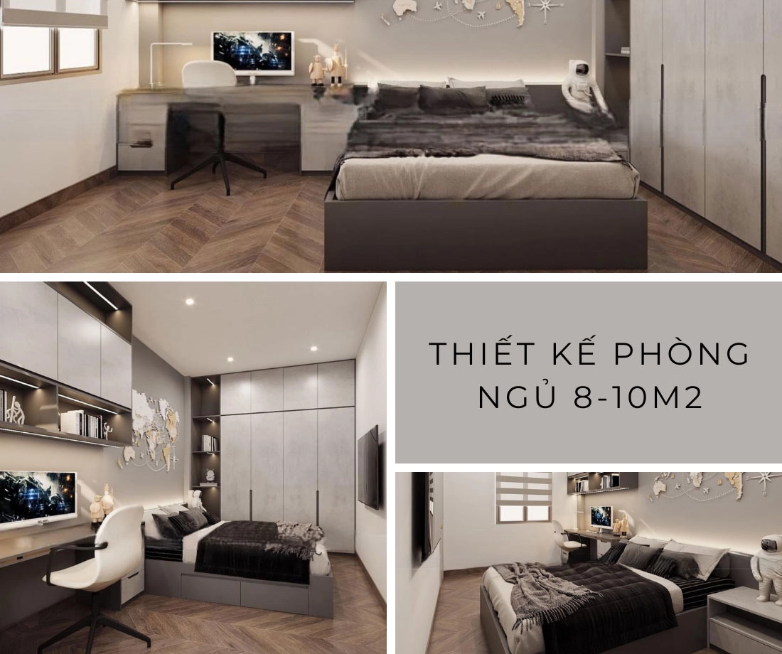 Thiết kế Phòng ngủ nhỏ có diện tích 9