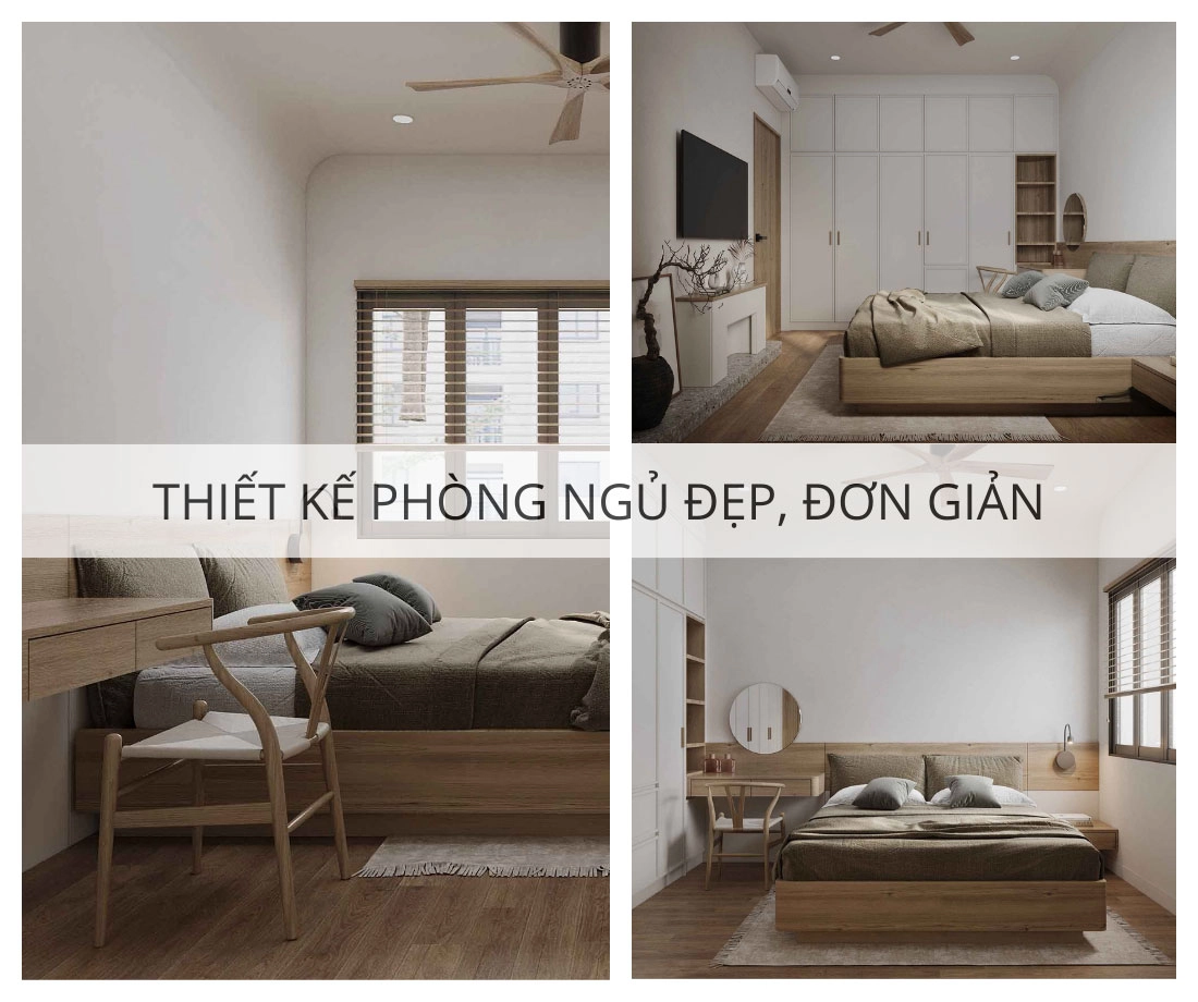 Phòng ngủ nhỏ đẹp, đơn giản