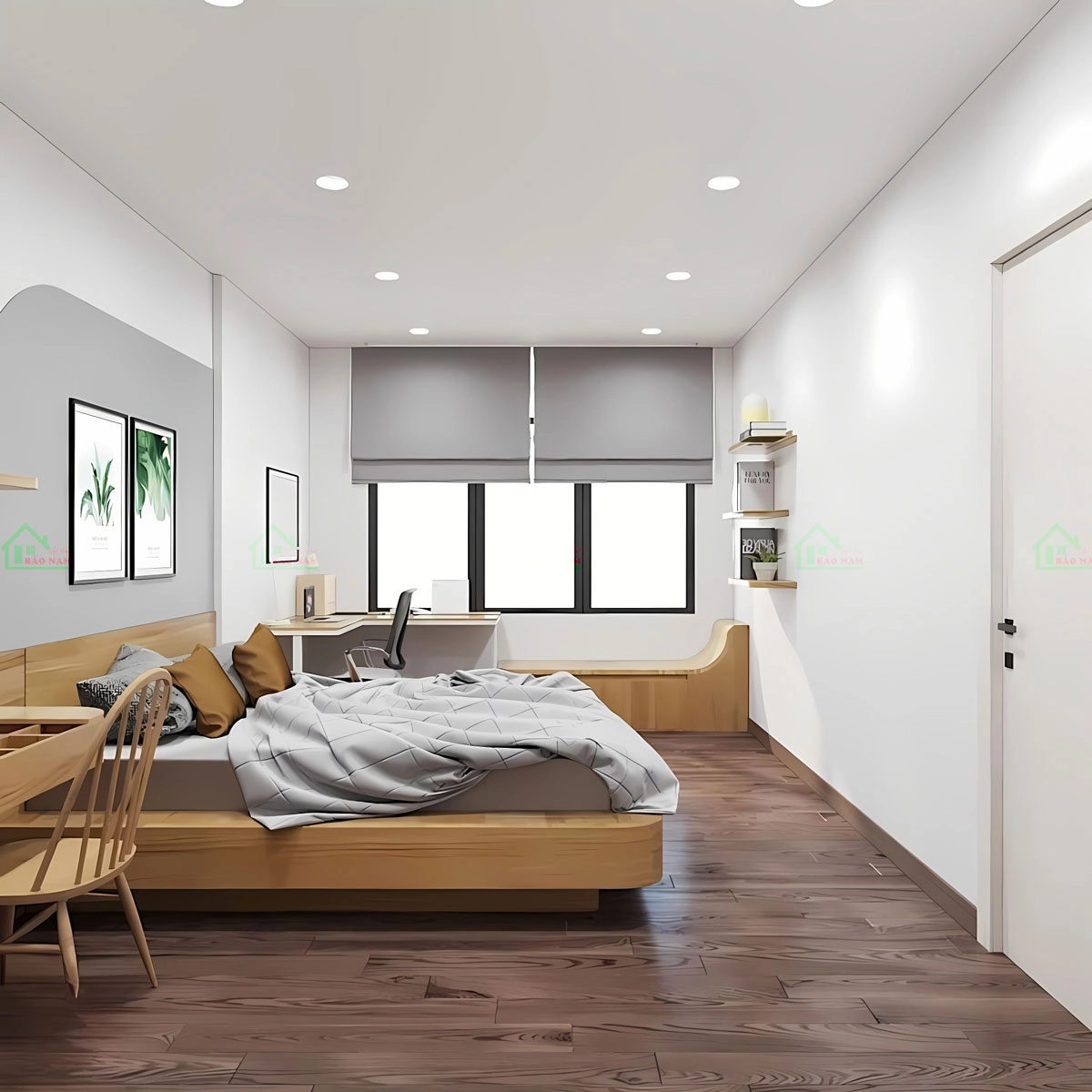 Thiết kế nội thất cho người lớn tạo cảm giác ấm cúng