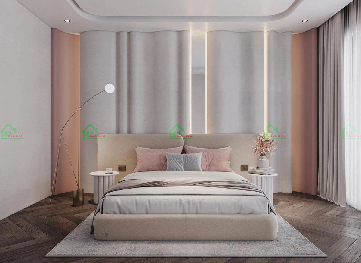 Thiết kế nội thất phòng ngủ hiện đại, đẹp cho nữ