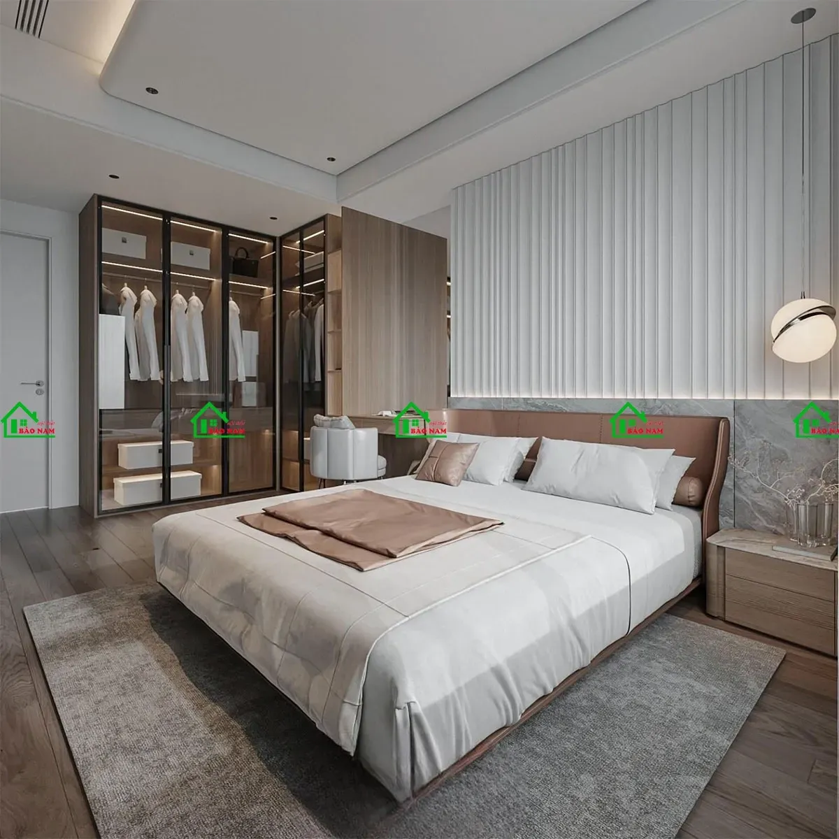 Không gian ưu tiên sự thoải mái và thuận tiện trong sinh hoạt.