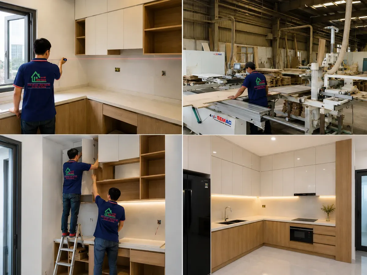 Quy trình thi công từ khảo sát đến hoàn thiện
