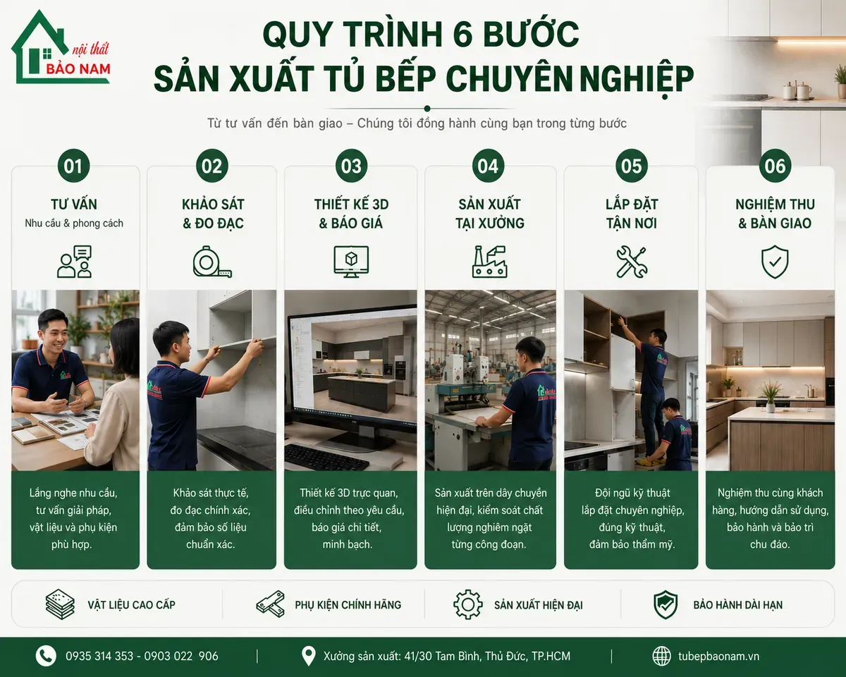 Quy trình thi công tại Bảo Nam