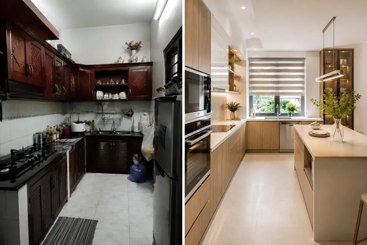 Những lỗi thường gặp khi thiết kế và lựa chọn mẫu bếp cần tránh.