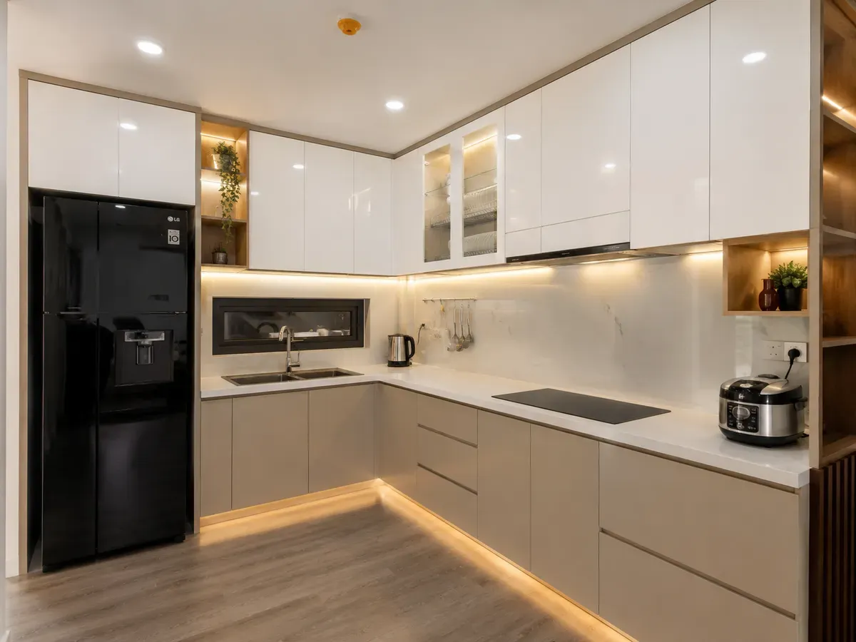 Thiết Kế Nội Thất Phòng Bếp Đẹp, Tiện Nghi & Chuẩn Công Năng