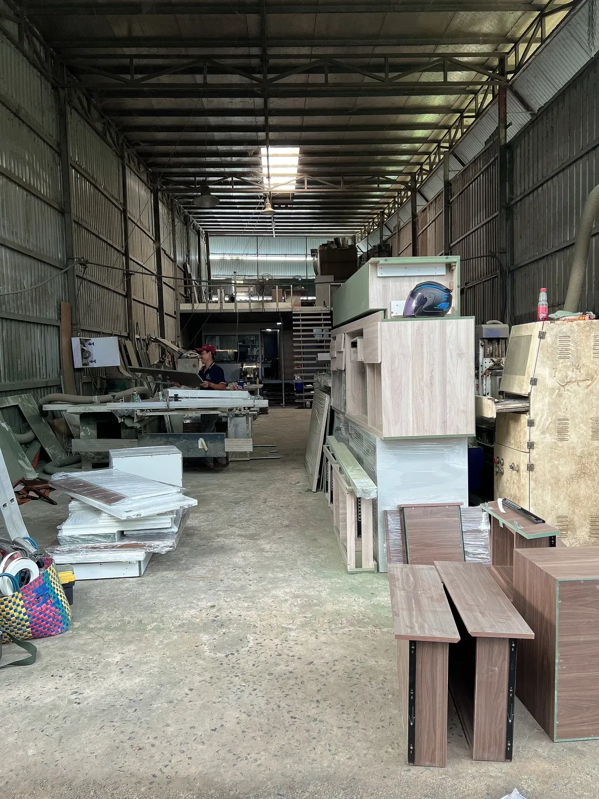 Thành phẩm nội thất được đóng gói trước khi vận chuyển đến công trình.