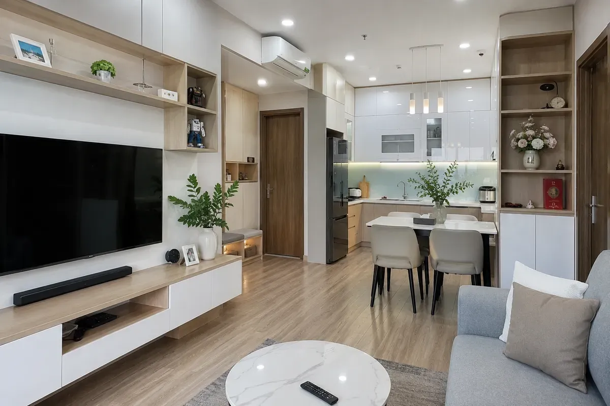 Thi công nội thất theo yêu cầu tại quận Gò Vấp với giải pháp tối ưu công năng và thẩm mỹ.