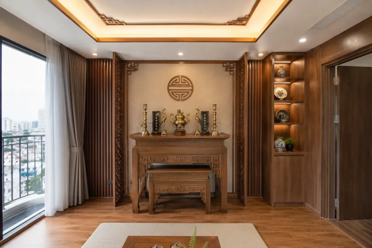 Thi Công Nội Thất Phòng Thờ Theo Yêu Cầu Chuyên Nghiệp