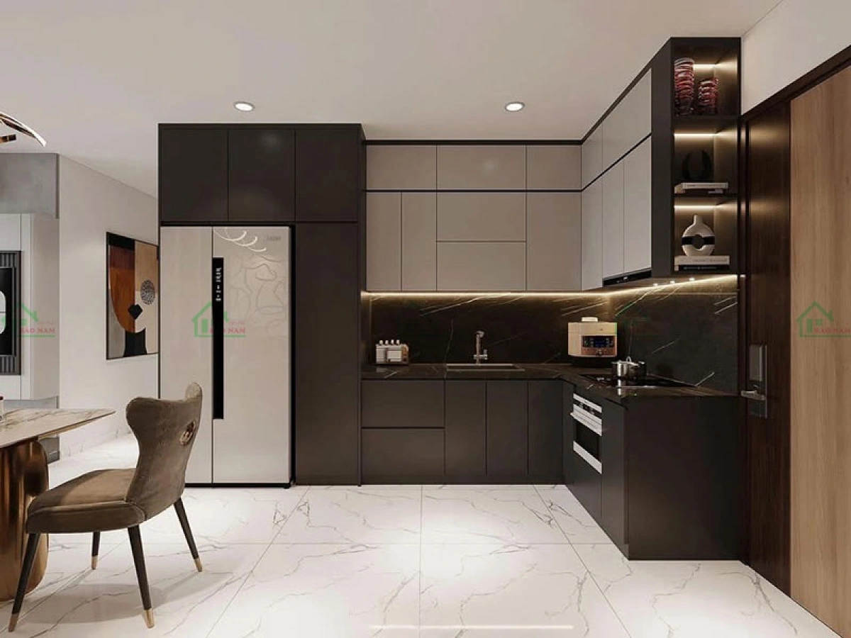 Thiết kế, thi công tủ bếp đúng kỹ thuật, chuẩn công năng