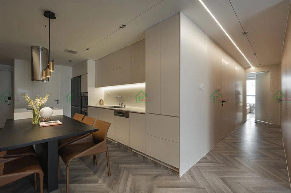 Tủ bếp thiết kế theo yêu cầu, đo ni đóng giày theo diện tích bếp thực tế