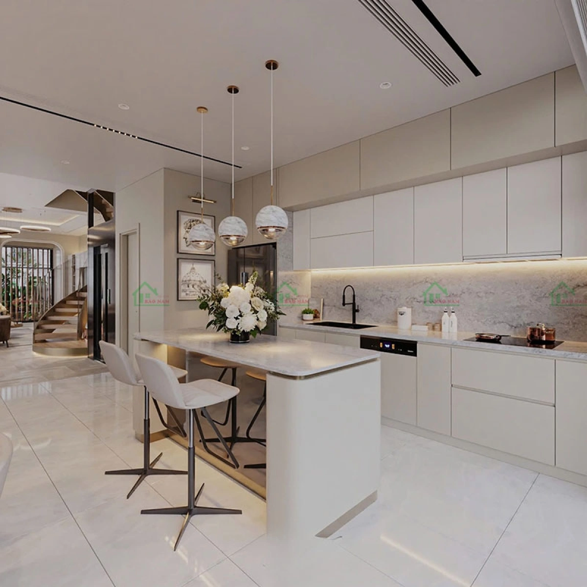 Giải pháp thi công tủ bếp trọn gói từ thiết kế đến lắp đặt