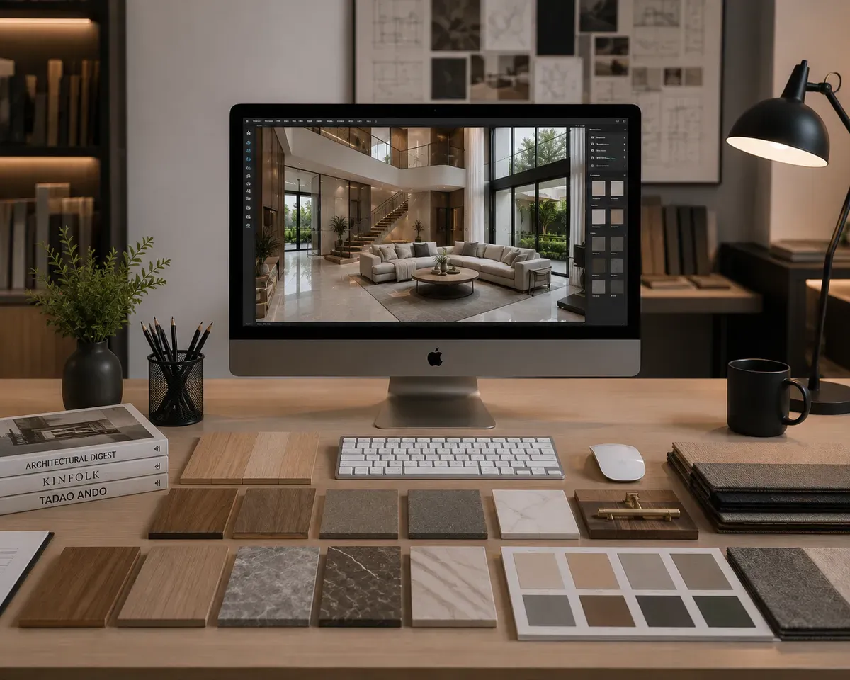 Phối cảnh 3D giúp kiểm tra phương án thiết kế trước khi thi công.