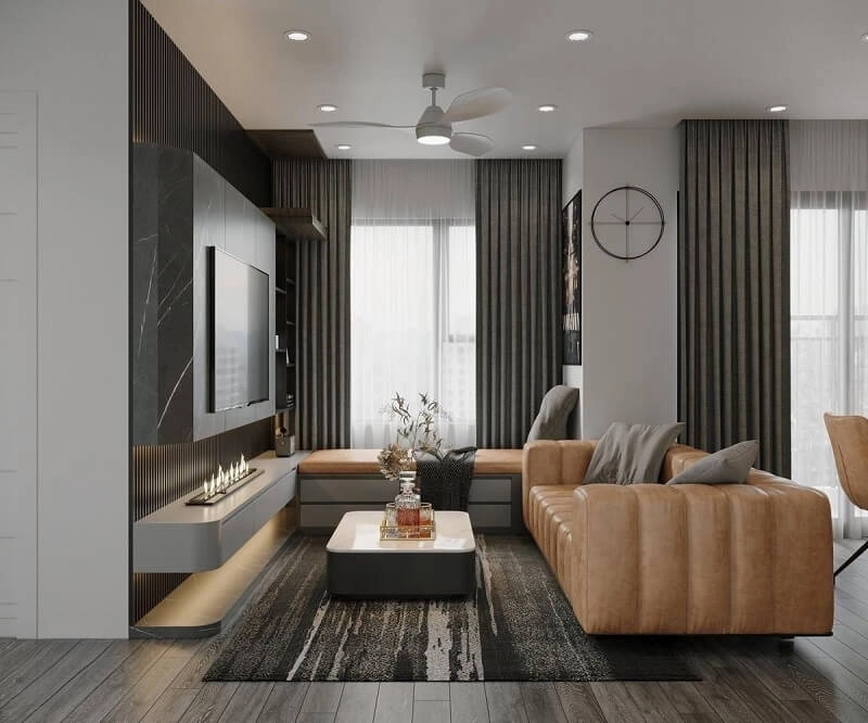 Thiết kế nội thất căn hộ 2PN